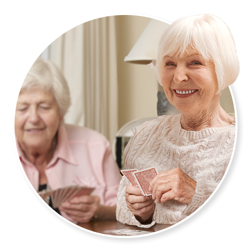 Two women having a quiet conversation, intimate and warm